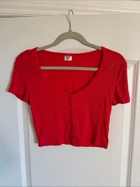 Sunday Best ribbed crop top